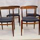 4-Pack Scandinavian chairs 1960