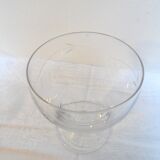 6 verres en cristal ciselés