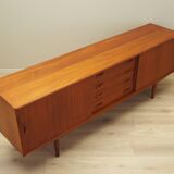 Buffet en teck, design danois, années 60, fabricant : Clausen & Son