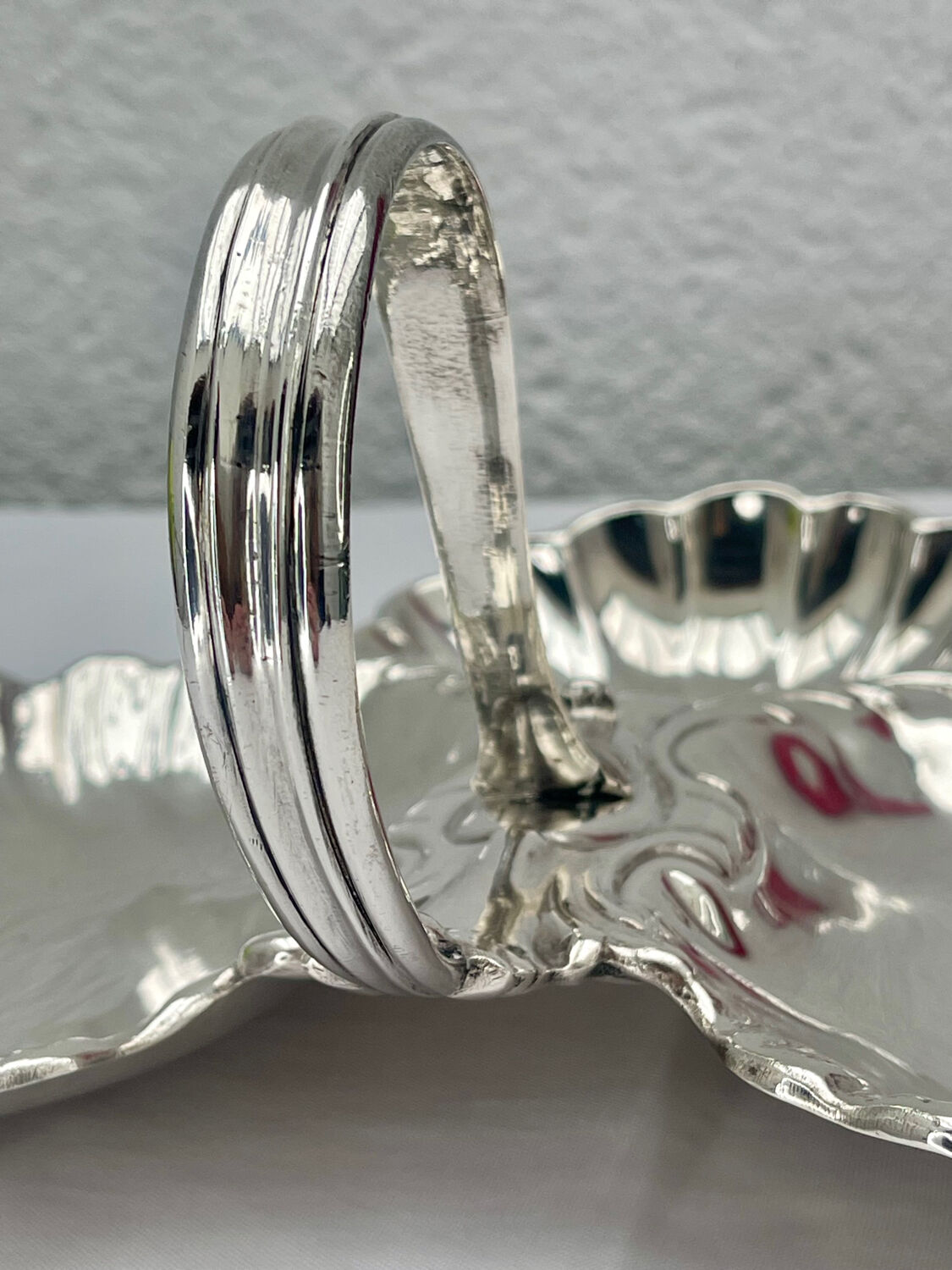 Christofle Silver-Plated Bonbonniere Serving Dish, Louis XV Style, Art Nouveau Period