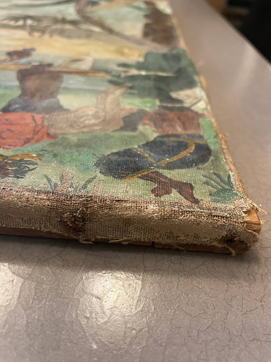 Old painting Tahiti 1937