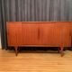 Danish highboard by Henning Kjaernulf for Bruno Hansen, 1960s