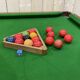 English billiards of the 1950s in mahogany