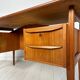 1960s Vintage Mid-Century Danish Teak Writing Desk