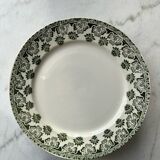 Set of 10 plates Terre de Fer, Model Clover - Badonviller