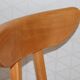 2 chaises Jurasiège hêtre clair skaï noir