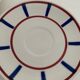 5 saucers Digoin, Basque