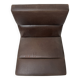 Fauteuil 70’s Skaï marron