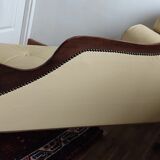 Deck chair with swan