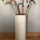 Art Deco metal umbrella stand, early 20th century