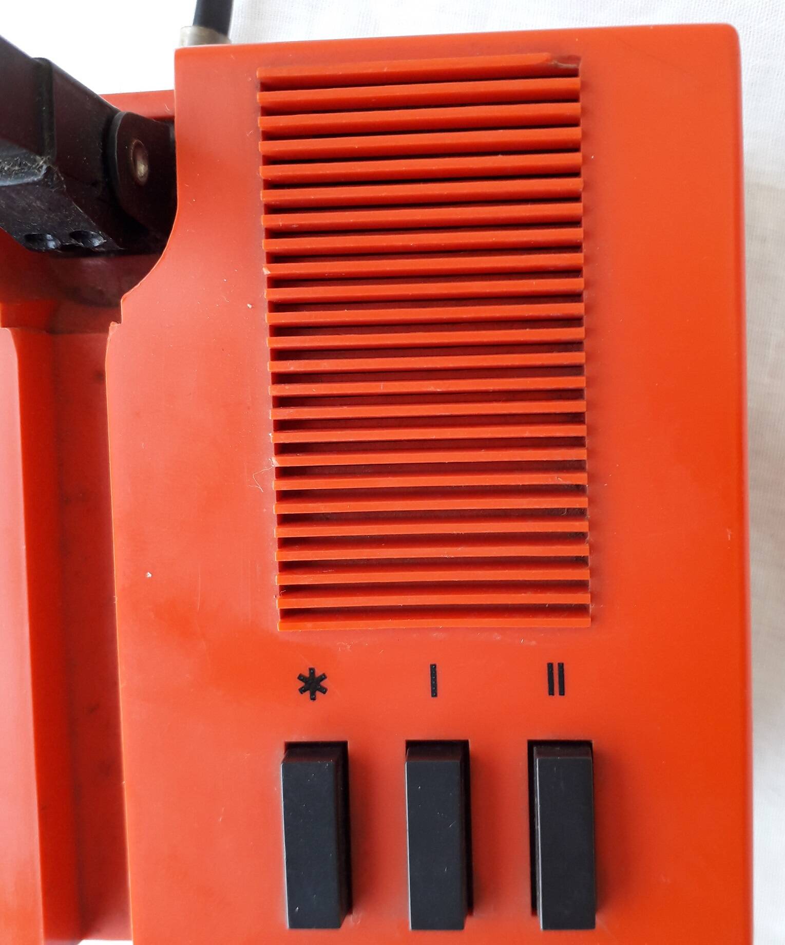 Lampe ou applique télescopique rouge