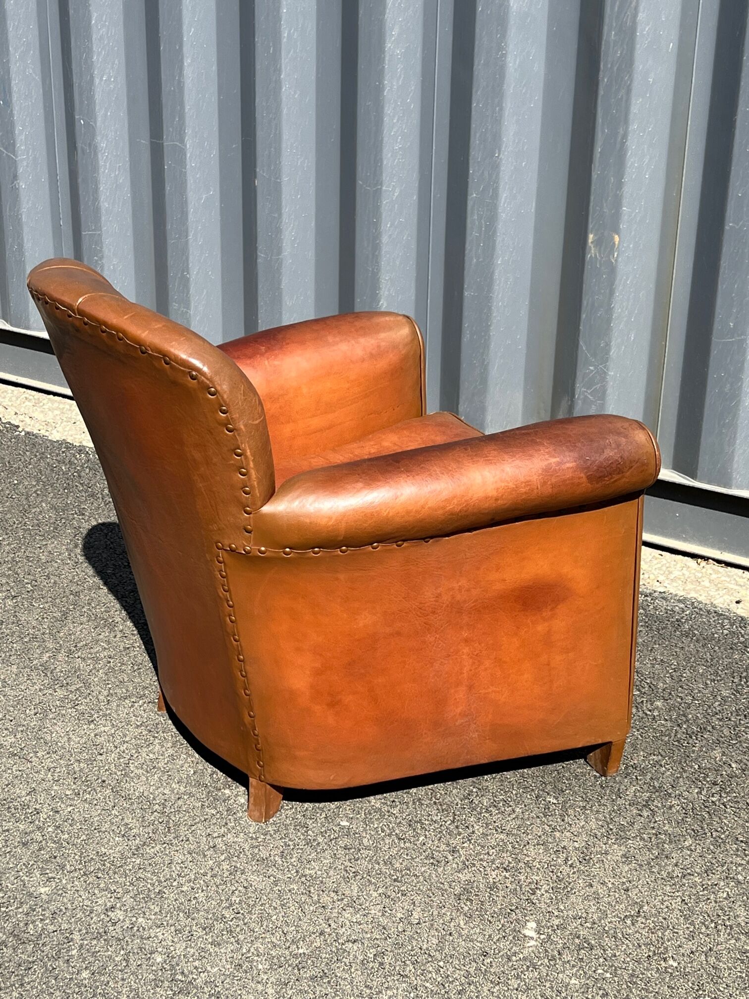 Leather clubs pair from the 1950s