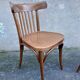 Lot de 6 chaises viennoise bois courbé 1970