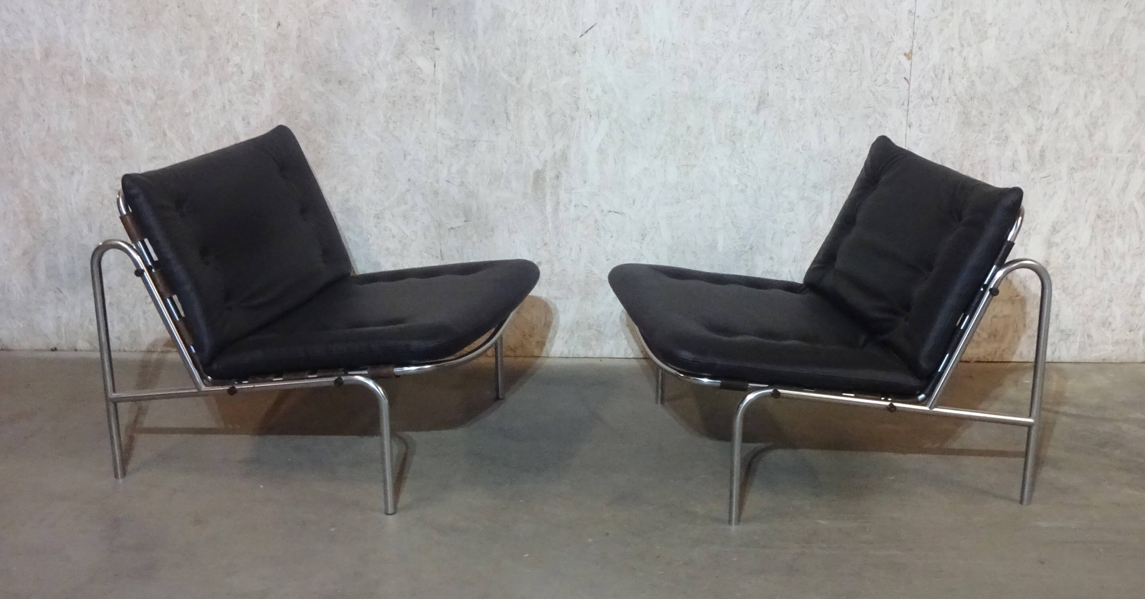 Set of 2 Lounge Chairs Model SZ07 “Kyoto” by Martin Visser For 'T Spectrum