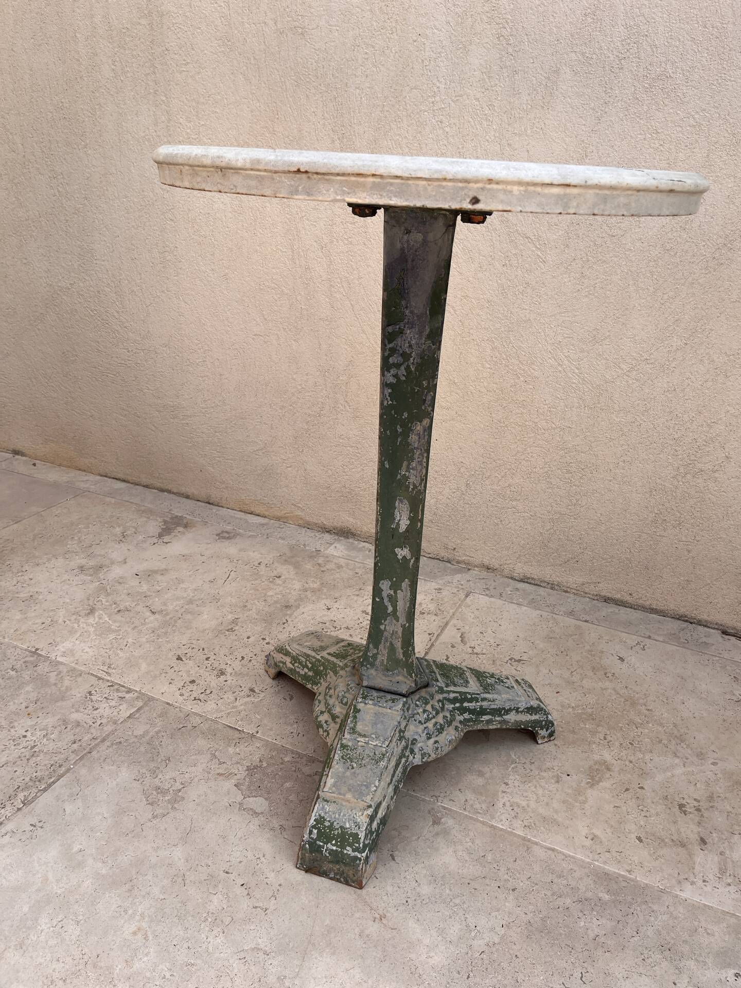 Art Deco cast iron side table