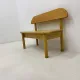 Vintage Danish Ansager Mobler solid wooden bench, 1970s