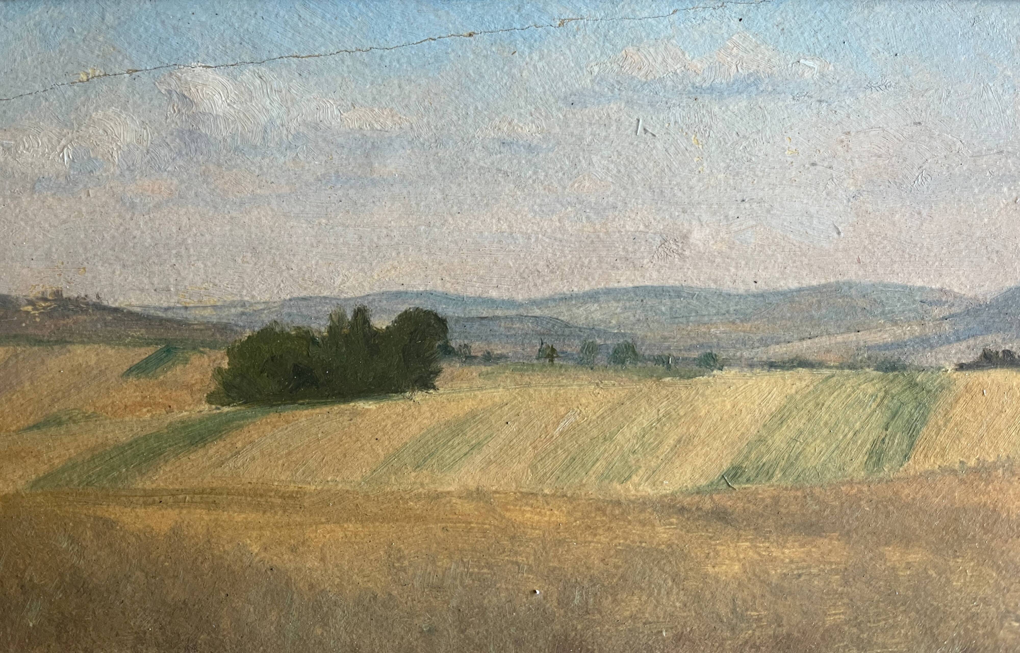 Painting HSP Georges MJ GIRARDOT (1856-1914) "Landscape" 1905