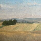 Painting HSP Georges MJ GIRARDOT (1856-1914) "Landscape" 1905