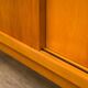 Walnut sideboard with sliding doors, 1950s, design Georg Satink