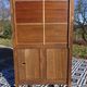 Small oak cabinet, 4 doors, Louis XIII style