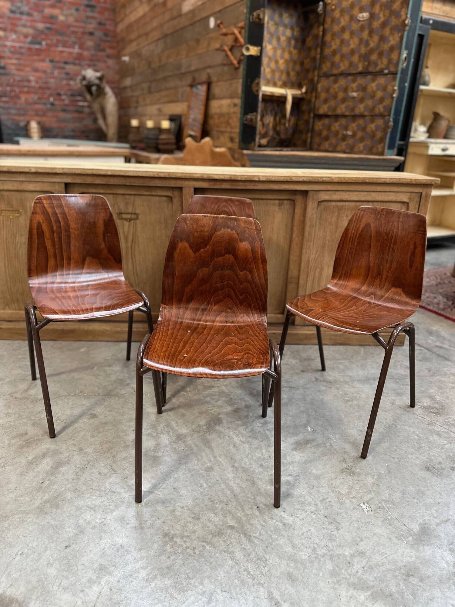Set of 4 Pagwood Chairs by Pagholz Flötotto