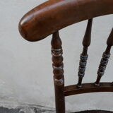 Old chair in mulching