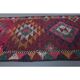 Vintage Turkish Hand-Knotted Pink Runner 75x332