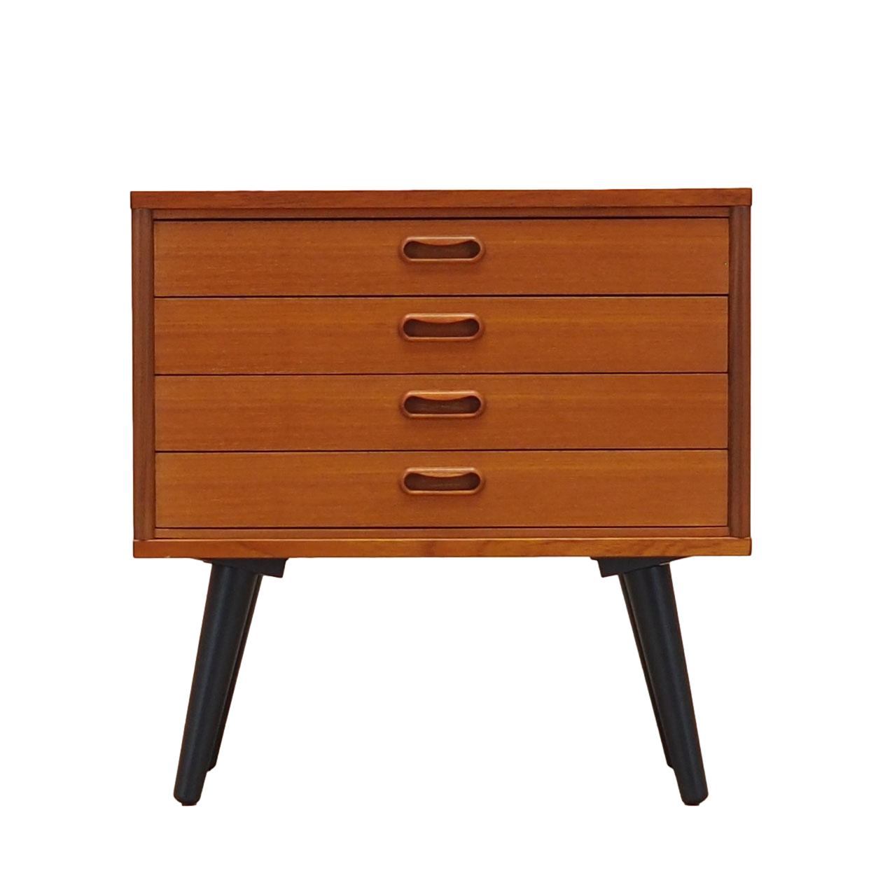 Teak chest of drawers, Danish design, 1970s, production: Denmark