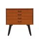 Teak chest of drawers, Danish design, 1970s, production: Denmark