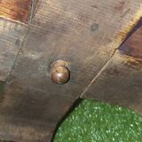 Round table/ gueridon in art deco chene