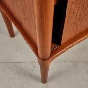 Teak enfilade by H.W. Klein for Bramin, Denmark, 1960s.