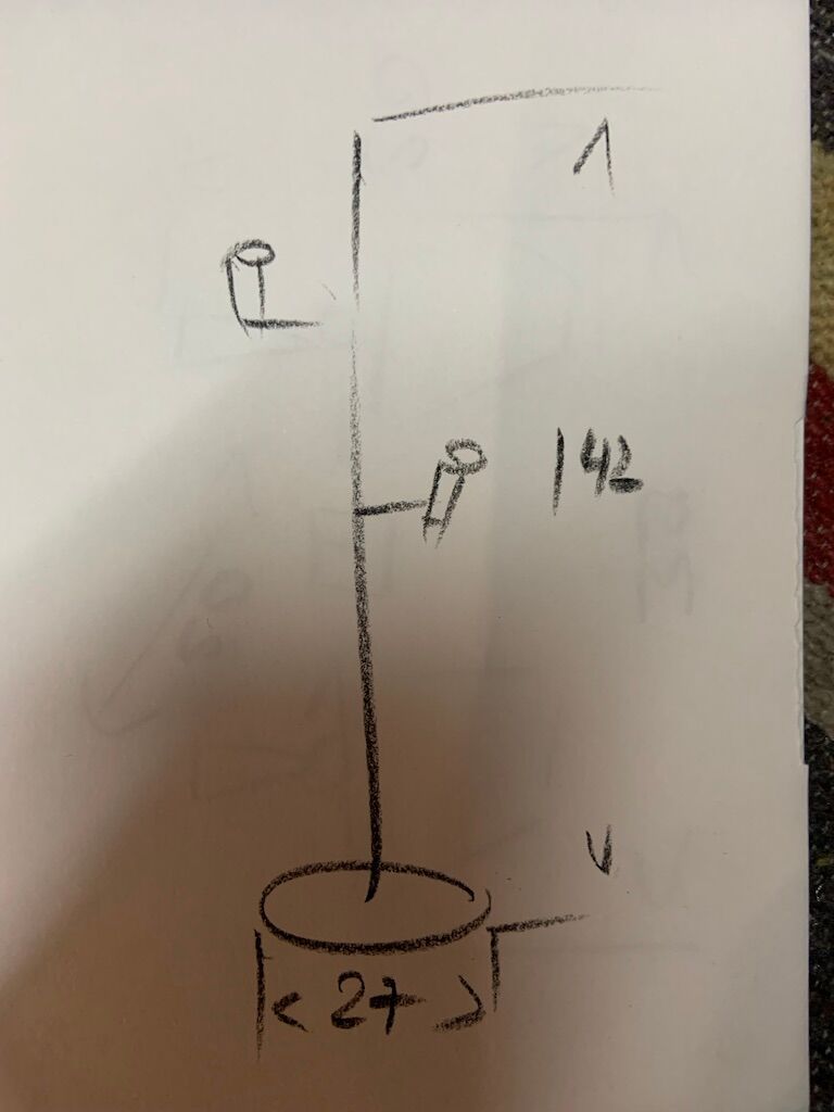 Imo koch and lowy floor lamp