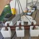 Vintage Scandinavian chandelier 50s 60s