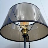 Brutalist floor lamp, chain, restored
