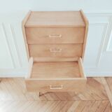 Renovated vintage chest of drawers, Scandinavian style, 1950s-60s.