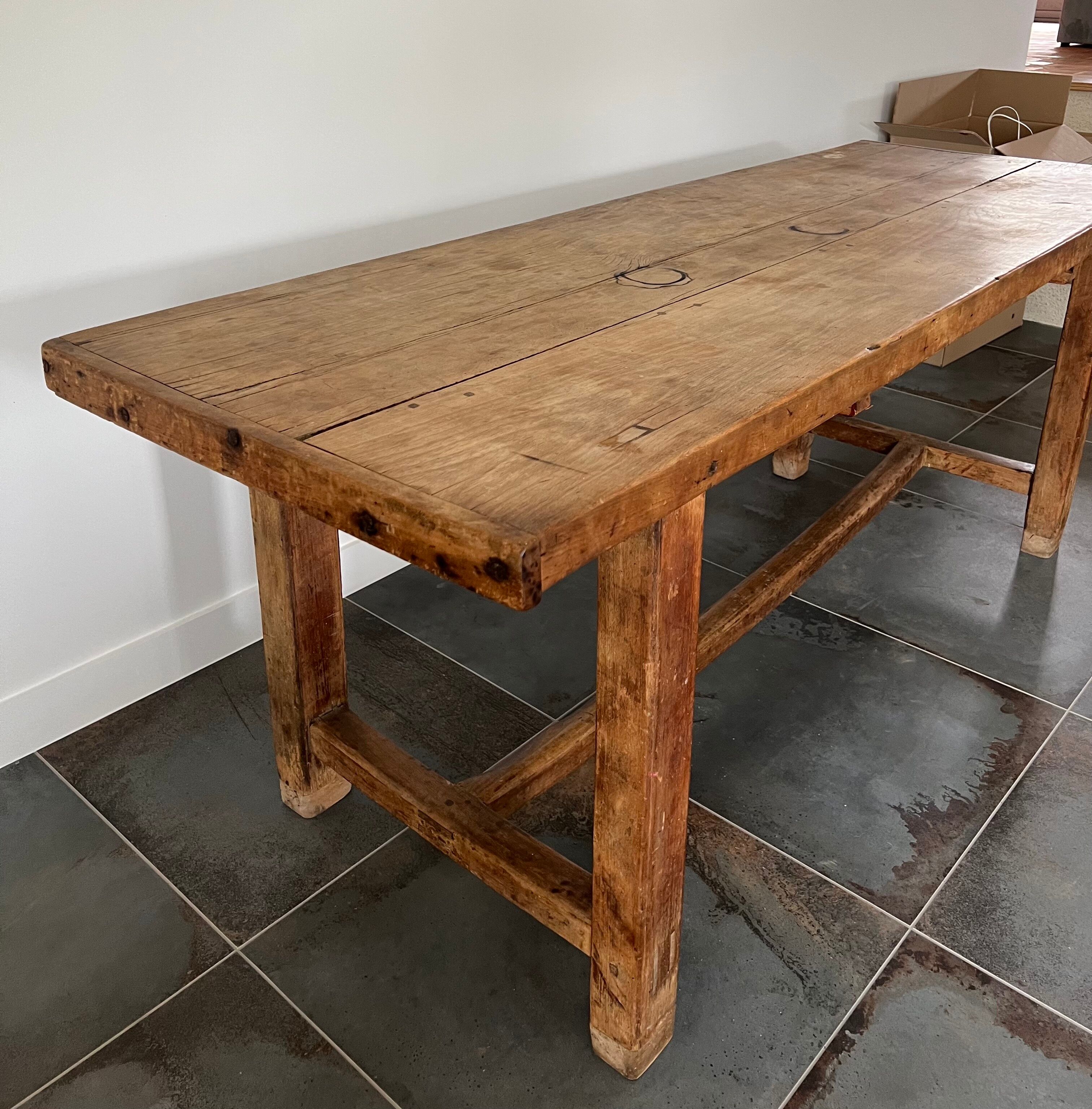 Vintage farm table