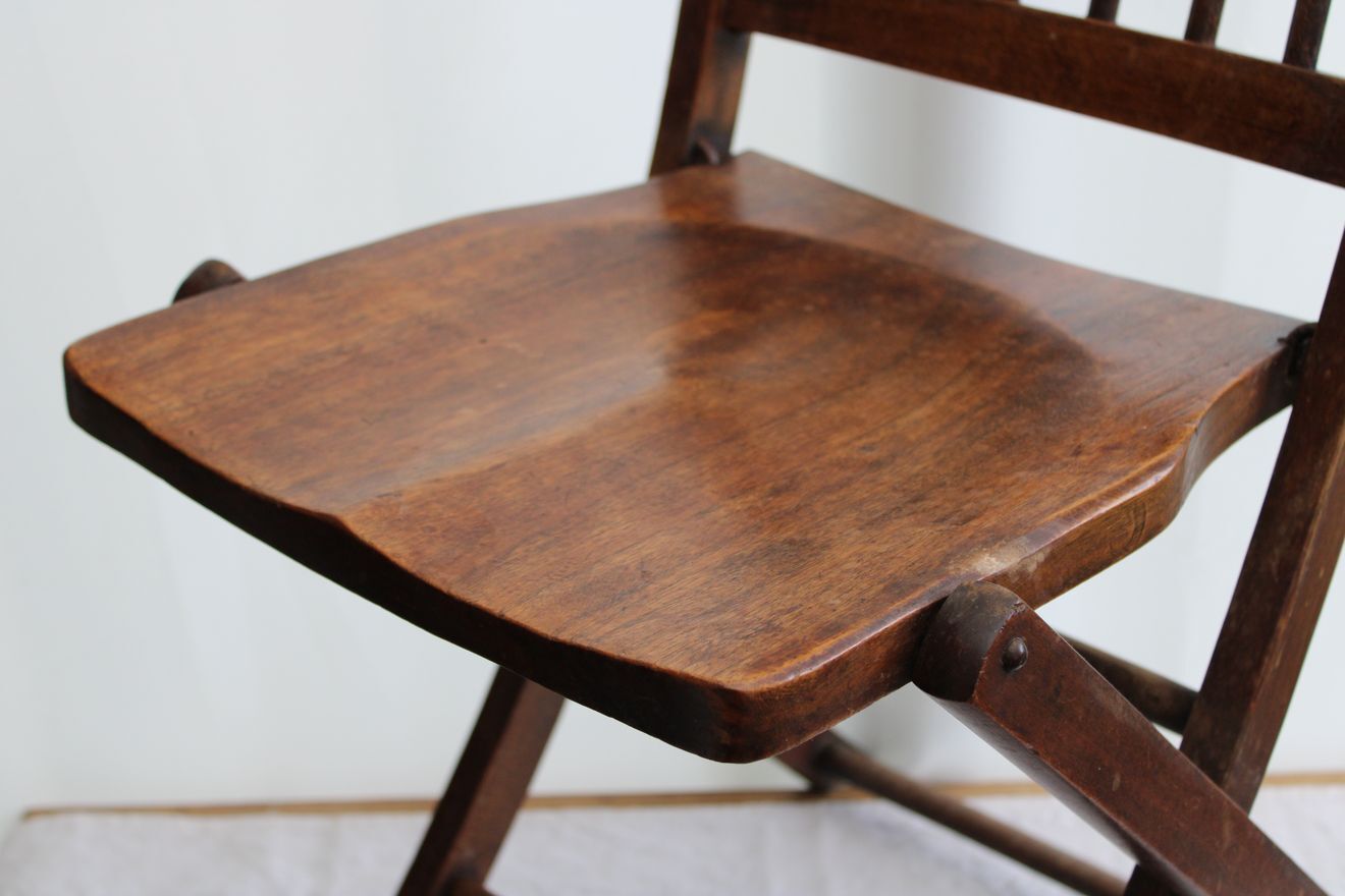 Pair of folding chairs