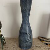 Blue ceramic vase