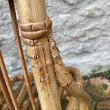 Lot de 10 chaises en rotin vintage