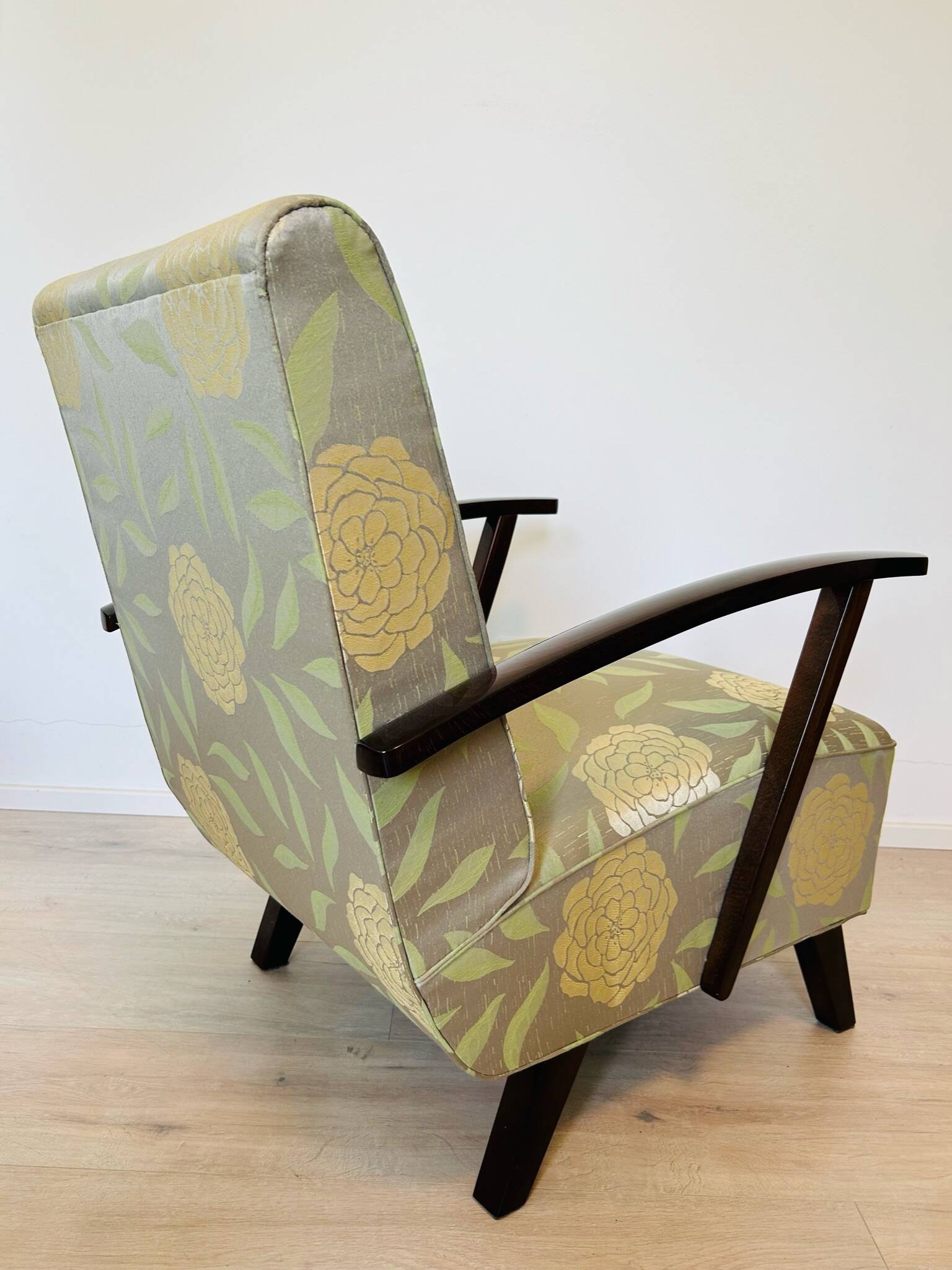 Art Deco Armchairs, Prague, 1950s, Set of 2