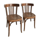 Paire de chaises bistrot Baumann