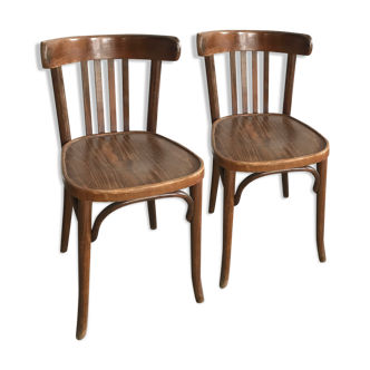 Paire de chaises bistrot Baumann