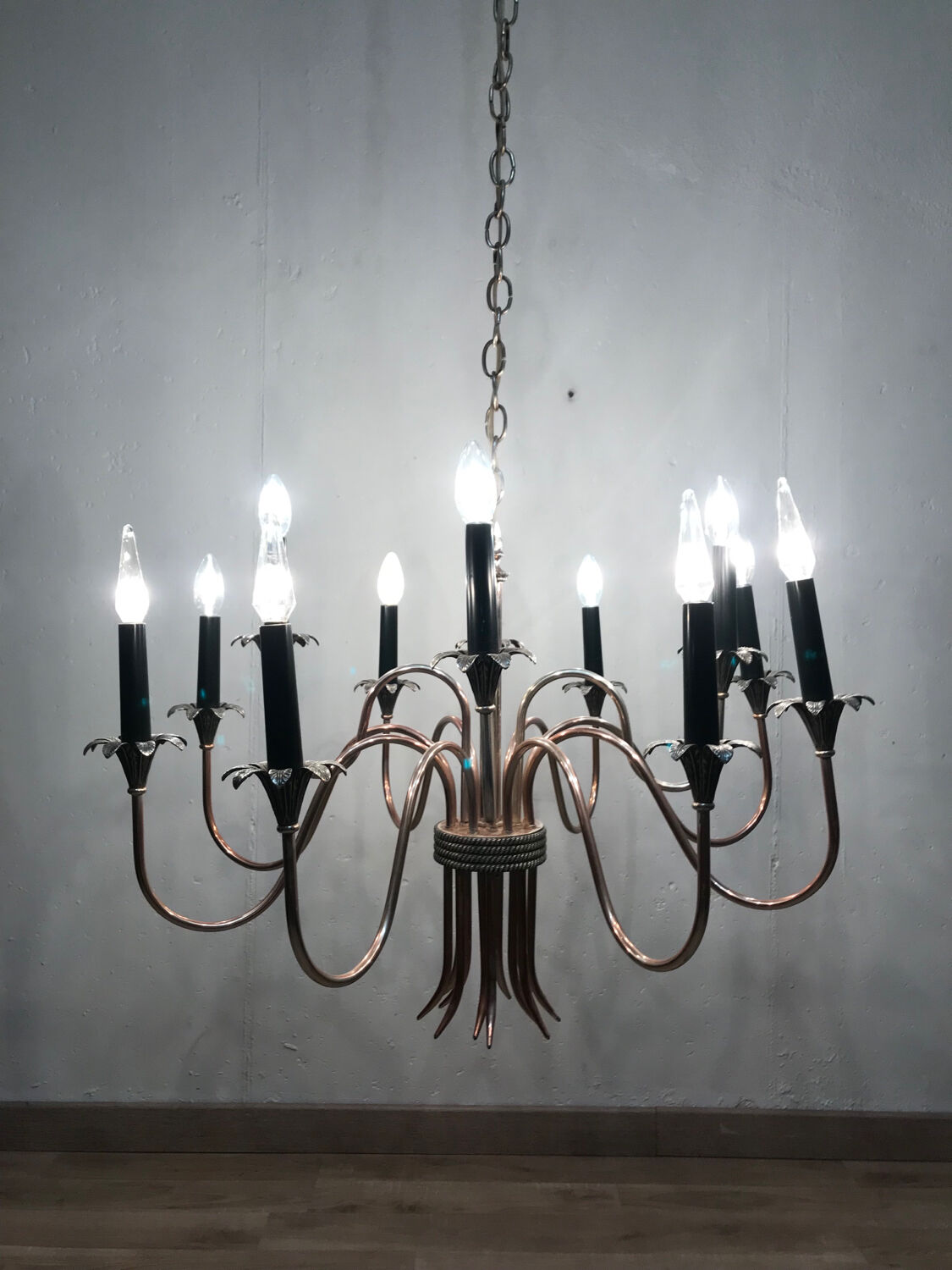 60s palm tree chandelier