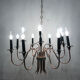 60s palm tree chandelier