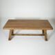 Table en orme par Aranjou France 1970s