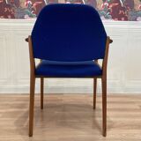 Suite of 4 designer armchairs 1950 "Hartmut Lhomeyer".