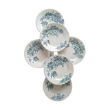 Set of 6 iron earth plate