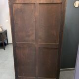 Mahogany and leather cardboard box