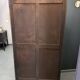 Mahogany and leather cardboard box