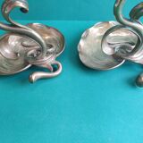 Pair of Art Nouveau candlesticks